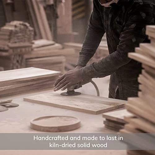 MH London Bond Triangle End Table - Exclusively Designed Small Side Table. Hand Crafted - Wooden Side Table - Contemporary Design For Small End Tables For Bedroom And Living Room 4 MH London Bond Triangle End Table - Exclusively Designed Small Side Table. Hand Crafted - Wooden Side Table - Contemporary Design For Small End Tables For Bedroom And Living Room - Image 4