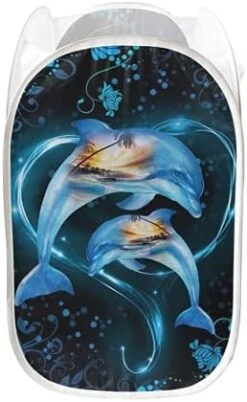 Frestree Pop-up Laundry Hamper - Halloween Decoration Pumpkin Ghost Print Laundry Basket Easy To Open Baby Nursery Hamper Bedroom Bathroom Clothes Washing Bin Lightweight Travel Basket Large Bag -Best Furniture Store 41qPgmEhL. AC