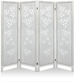 ECOMEX 4 Panel Room Divider, Room Dividers And Folding Privacy Screens, Folding Room Divider 4 Panel, Freestanding Room Dividers For Bedroom Home Office Studio, Brown -Best Furniture Store 41qSZnQZ1TL. AC