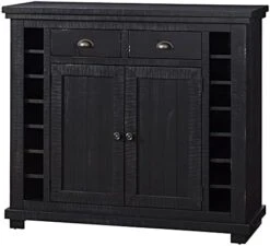 Progressive Furniture Willow Server, Distressed White -Best Furniture Store 41qhLJQ1KfL. AC