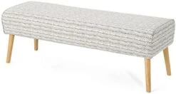 Christopher Knight Home Sade Mid Century Boho Fabric Ottoman, Light Grey Zig Zag Pattern -Best Furniture Store 41qui8eFCgL. AC