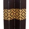 ORE International FW0676ZB 4-Panel Screen Room Divider On 2-Inch Leg, Espresso/Brown Paper Straw Weave