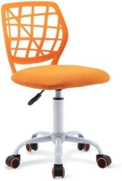 Villeston Desk Chair For Boys Girls And Teens Mesh Computer Bedroom Office Study Chair Ergonomic Small Swivel Height Adjustable Chair With Wheels, Black -Best Furniture Store 41rrsxcWJL. AC