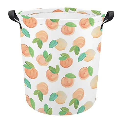 Peach Laundry Storage Basket Waterproof Foldable Laundry Hamper With Handles For Baby Nursery College Dorms Kids Bedroom 1 Peach Laundry Storage Basket Waterproof Foldable Laundry Hamper With Handles For Baby Nursery College Dorms Kids Bedroom