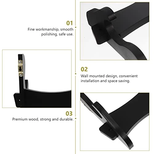 Cabilock Desktop Stand Desktop Stand Metal Hangers Flute Display Rack Swords Collection Stand Wall Mount Wooden Swords Holder Storage Holder Desktop Stand Metal Hangers Metal Hangers 5 Cabilock Desktop Stand Desktop Stand Metal Hangers Flute Display Rack Swords Collection Stand Wall Mount Wooden Swords Holder Storage Holder Desktop Stand Metal Hangers Metal Hangers - Image 5