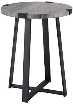 Walker Edison Anastiasia Urban Industrial Metal Wrap Entry Table, 46 Inch, Dark Walnut -Best Furniture Store 41sw3bnOYPL. AC