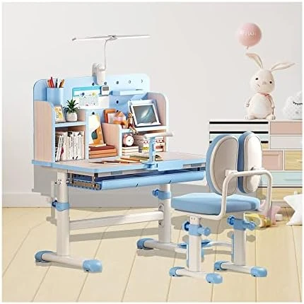 Kids Desk And Chair, Height Adjustable Children School Study Desk With 0-60° Tilt Desktop, Built-in Bookshelf, For 3-18 Year Old Kids Bedroom Furniture, Easy To Scrub Graffiti Painting Desktop ( Color 10 Kids Desk And Chair, Height Adjustable Children School Study Desk With 0-60° Tilt Desktop, Built-in Bookshelf, For 3-18 Year Old Kids Bedroom Furniture, Easy To Scrub Graffiti Painting Desktop ( Color - Image 10