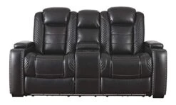 Signature Design By Ashley Party Time Love Seats, Loveseat, Black 6 Signature Design By Ashley Party Time Love Seats, Loveseat, Black -Best Furniture Store 41uPaB9IhyL