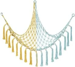 D-GROEE Stuffed Animal Toy Hammock Storage Hammock With Tassel Handmade Cotton Rope Corner Hanging Stuffed Animal Toy Organizer Net Bag Home Decor Purple 17 D-GROEE Stuffed Animal Toy Hammock Storage Hammock With Tassel Handmade Cotton Rope Corner Hanging Stuffed Animal Toy Organizer Net Bag Home Decor Purple -Best Furniture Store 41udeMnOoFL. AC