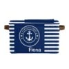 Nuatical Anchor Boat Navy Blue Personalized Large Storage Box For Toy,Bathroom,Nursery,Home Kitchen Shelves,Custom Closet Decorative Storage Bins 2 Pack