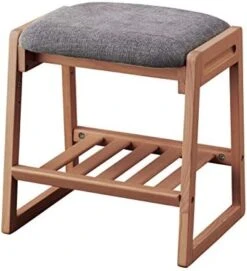 Koizumi Study Desk FLC-802MOGY Study Chair, Natural, W 19.1 X D 15.7 X H 20.5 Inches (48.5 X 40 X 52 Cm), Faris Stool MO, Gray -Best Furniture Store 41v700XxHlL. AC