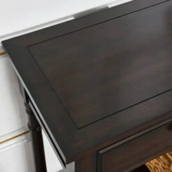 LEEMTORIG Entryway Table With Drawers, Console Table With Storage Shelf, Solid Wood Entry Table Accent Sofa Table Foyer Tables For Living Room Entryway, Easy Assembly, Brown SFZ-004-DC -Best Furniture Store 41vV5kPg6IL