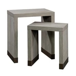 Sauder Manhattan Gate Nesting Tables, Mystic Oak Finish