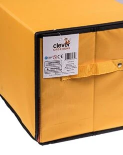 Clever Creations Collapsible Toy Storage Organizer And Play Mat For Kids - Perfect Toy Chest For Organizing Books, Toys, Games, And More - Construction Site Theme 13 Clever Creations Collapsible Toy Storage Organizer And Play Mat For Kids - Perfect Toy Chest For Organizing Books, Toys, Games, And More - Construction Site Theme -Best Furniture Store 41w6adMhmsL