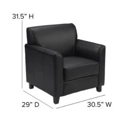 Flash Furniture HERCULES Diplomat Series Black LeatherSoft Chair -Best Furniture Store 41wIbWK9XGL