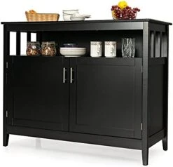LOKO Buffet Cabinet With Storage, Freestanding Kitchen Cabinet With Adjustable Shelf, Storage Sideboard Console Table, 45 X 20 X 36 Inches (Brown) 11 LOKO Buffet Cabinet With Storage, Freestanding Kitchen Cabinet With Adjustable Shelf, Storage Sideboard Console Table, 45 X 20 X 36 Inches (Brown) -Best Furniture Store 41wIgl8Ah0L. AC 1