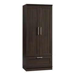 HomePlus Wardrobe, L: 28.98" X W: 20.95" X H: 71.18", Dakota Oak Finish