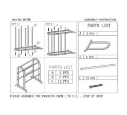 Wood & Style Furniture Quilt Rack Home Office Commerial Heavy Duty Strong Décor -Best Furniture Store 41wj7XNcTSL