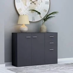 Youuihom Sideboard Kitchen Storage Cabinets Decorative Cabinets Console Gray 41.3"x11.8"x29.5" Engineered Wood Suitable For Office, Home, Garage, Dining Room 20 Youuihom Sideboard Kitchen Storage Cabinets Decorative Cabinets Console Gray 41.3"x11.8"x29.5" Engineered Wood Suitable For Office, Home, Garage, Dining Room -Best Furniture Store 41xXgMOXthL. AC