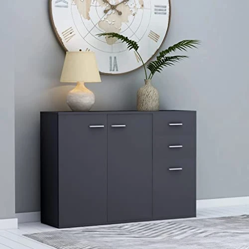 Youuihom Sideboard Kitchen Storage Cabinets Decorative Cabinets Console Gray 41.3"x11.8"x29.5" Engineered Wood Suitable For Office, Home, Garage, Dining Room 1 Youuihom Sideboard Kitchen Storage Cabinets Decorative Cabinets Console Gray 41.3"x11.8"x29.5" Engineered Wood Suitable For Office, Home, Garage, Dining Room