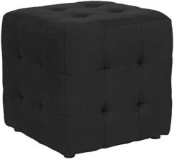 Flash Furniture Avendale Tufted Upholstered Ottoman Pouf In Dark Gray Fabric -Best Furniture Store 41xtE0QuIdL. AC