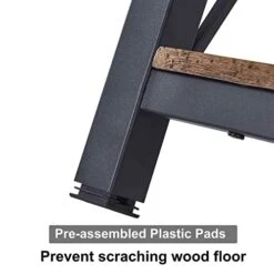 BON AUGURE Industrial Sofa Console Table For Entryway, 3 Tier Foyer Table For Hallway, Rustic Hall Tables Behind Couch (47 Inch, Rustic Brown) 12 BON AUGURE Industrial Sofa Console Table For Entryway, 3 Tier Foyer Table For Hallway, Rustic Hall Tables Behind Couch (47 Inch, Rustic Brown) -Best Furniture Store 41xy2YtjjCL