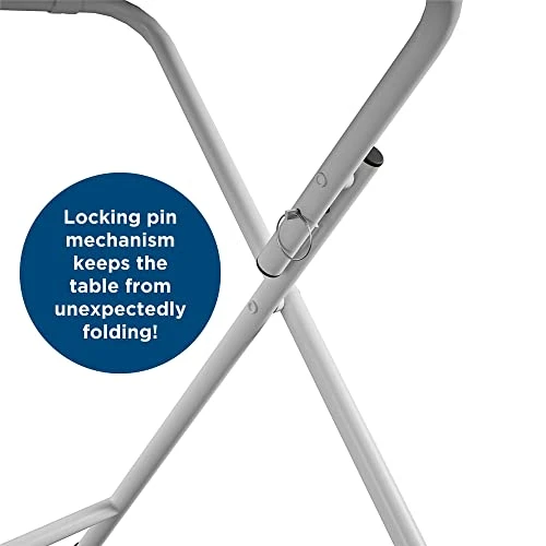 COSCO Kid's 2-Piece Table & Chair Activity Set, Gray & White, Pinch-Free Design, Easy To Clean, Multi-Purpose, No Assembly Required, Portable, For Snacking, Homework, & Games, Gray 3 COSCO Kid's 2-Piece Table & Chair Activity Set, Gray & White, Pinch-Free Design, Easy To Clean, Multi-Purpose, No Assembly Required, Portable, For Snacking, Homework, & Games, Gray - Image 3