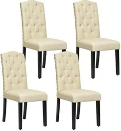 Giantex Parsons Chairs, Set Of 2 Uphostered Kitchen Dining Chairs W/Wood Legs, Padded Seat, Linen Fabric, Nails, Tufted Dining Chairs, Ideal For Dining Room, Kitchen, Living Room 20 Giantex Parsons Chairs, Set Of 2 Uphostered Kitchen Dining Chairs W/Wood Legs, Padded Seat, Linen Fabric, Nails, Tufted Dining Chairs, Ideal For Dining Room, Kitchen, Living Room -Best Furniture Store 41yaaaFFrjL. AC