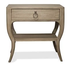 Riverside Furniture Sophie Modern Wood 1-Drawer Accent Nightstand In Natural