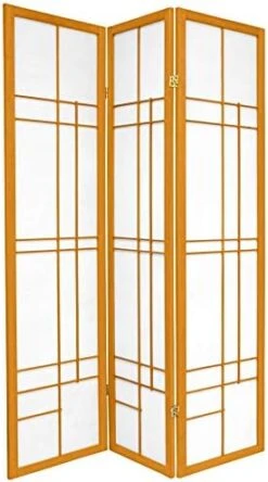 Al Furniture 6 Ft. Tall Eudes Shoji Screen - Natural - 3 Panels 19 Al Furniture 6 Ft. Tall Eudes Shoji Screen - Natural - 3 Panels -Best Furniture Store 41zAK3iuOL. AC