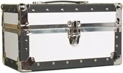 Summer Camp And College Dorm Mini Storage Trunk Organizer Keepsake Box Treasure Chest Footlocker Size 14" L X 8" H X 8" W Light Blue 25 Summer Camp And College Dorm Mini Storage Trunk Organizer Keepsake Box Treasure Chest Footlocker Size 14" L X 8" H X 8" W Light Blue -Best Furniture Store 41zM09574L. AC