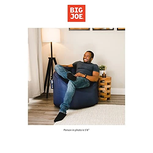 Big Joe Milano Bean Bag Chair, Navy Smartmax, 2.5ft 4 Big Joe Milano Bean Bag Chair, Navy Smartmax, 2.5ft - Image 4