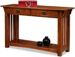 Leick Mission Hall Console Table, Russet -Best Furniture Store 41zRhd Y7jL. AC