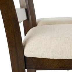 Safavieh Home Collection Melvin 5 Piece Pub Set, Brown And Beige -Best Furniture Store 41zojxfXjjL