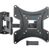 PERLESMITH TV Wall Mount For 13-42 Inch Flat Or Curved TVs & Monitors, Full Motion TV Wall Mount With Articulating Arms Swivel Tilt Extends, Corner Tv Bracket Max VESA 200x200 Mm Up To 44lbs, PSSFK1