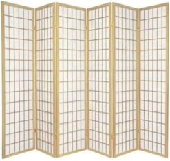 Quare Room Divider Shoji Screen Wood Natural 4 -Best Furniture Store 51 VWnnqEqL. AC