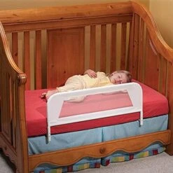Double Pack Mesh And Steel Telescopic Toddler Child Bed Rail Guard 39 Inches Long For Twin, Double, Full Size Queen, And King Mattress, White -Best Furniture Store 51 aT Q7EL. AC