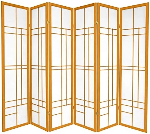 Al Furniture 6 Ft. Tall Eudes Shoji Screen - Natural - 3 Panels 15 Al Furniture 6 Ft. Tall Eudes Shoji Screen - Natural - 3 Panels - Image 15