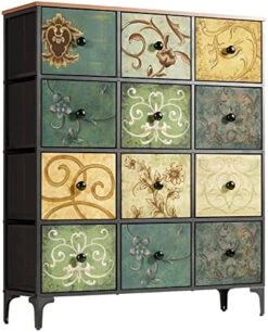 12 Drawer Dresser, Tall Dressers For Bedroom With Storage Drawer, Wide Chest Of Drawers For Bedroom, Wooden Top And Metal Frame, Modern Bedroom Dresser For Clothes Closet Kids Living Room 7 12 Drawer Dresser, Tall Dressers For Bedroom With Storage Drawer, Wide Chest Of Drawers For Bedroom, Wooden Top And Metal Frame, Modern Bedroom Dresser For Clothes Closet Kids Living Room -Best Furniture Store 51 zZH0PENL. AC