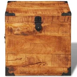 Storage Chest Cubic Rough Mango Wood G, Weight - 35.6 Lbs 10 Storage Chest Cubic Rough Mango Wood G, Weight - 35.6 Lbs -Best Furniture Store 510GgGS64GL 1