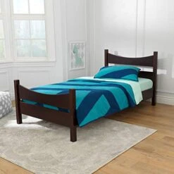 KidKraft Wooden Addison Modern Twin Sized Bed For Children - Espresso, Gift For Ages 4+ -Best Furniture Store 510I5yXomHL
