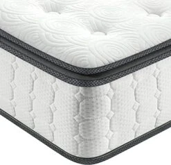 Queen Mattresses, Vesgantti 10 Inch Hybrid Queen Size Mattress In A Box, Pillow Top Queen Bed Mattress, Gel Memory Foam And Pocket Coils Innerspring Mattresses, Pressure Relief, Medium Firm Plush Feel -Best Furniture Store 510MWc hgRL. AC