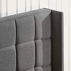 Dori Platform Bed, King, Grey & 12 Inch Green Tea Memory Foam Mattress/CertiPUR-US Certified/Bed-in-a-Box/Pressure Relieving, King 12 Dori Platform Bed, King, Grey & 12 Inch Green Tea Memory Foam Mattress/CertiPUR-US Certified/Bed-in-a-Box/Pressure Relieving, King -Best Furniture Store 510TwlHQY9L