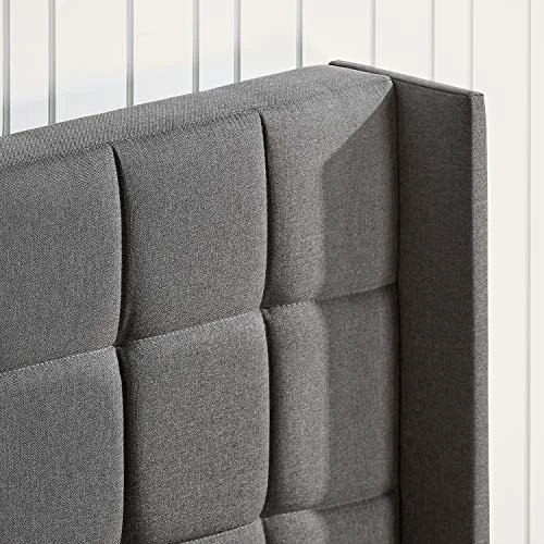 Dori Platform Bed, King, Grey & 12 Inch Green Tea Memory Foam Mattress/CertiPUR-US Certified/Bed-in-a-Box/Pressure Relieving, King 3 Dori Platform Bed, King, Grey & 12 Inch Green Tea Memory Foam Mattress/CertiPUR-US Certified/Bed-in-a-Box/Pressure Relieving, King - Image 3