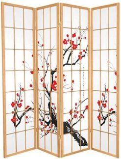 Al Furniture 6 Ft. Tall Flower Blossom Divider - Black - 6 Panels 13 Al Furniture 6 Ft. Tall Flower Blossom Divider - Black - 6 Panels -Best Furniture Store 5110h5A6NSL. AC