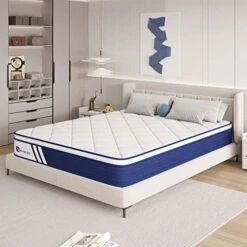 Queen Mattress, 12 Inch Hybrid Queen Size Mattress In A Box With Gel Memory Foam, Individual Pocket Coils For Pressure Relief And Motion Isolation, Medium Firm Queen Mattresses -Best Furniture Store 511VJBvXYnL. AC