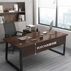 ZGJHFF Computer Desk Desktop Game Table Bedroom Simple Office Student Table Study Family Table Without Chair (Color : D, Size : 160CM) -Best Furniture Store 511mpksQclL