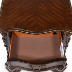 Home Square Cheston Traditional 3 Drawer Solid Wood Nightstand In Brown Cherry Set Of 2 -Best Furniture Store 511zJDzTaNL