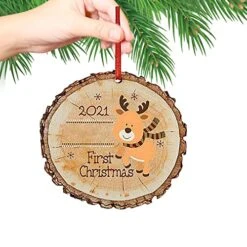 MatureGirl Cute Christmas Tree Acrylic Pendant 2021 Christmas Tree Decoration Beads Curtain For Doorways (A, One Size) -Best Furniture Store 512FnF4FVDL