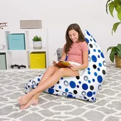Posh Creations Bean Bag Chair For Kids And Teens -Twist Chair Medium 100L Size -Best Furniture Store 512V0NZmIoL. AC